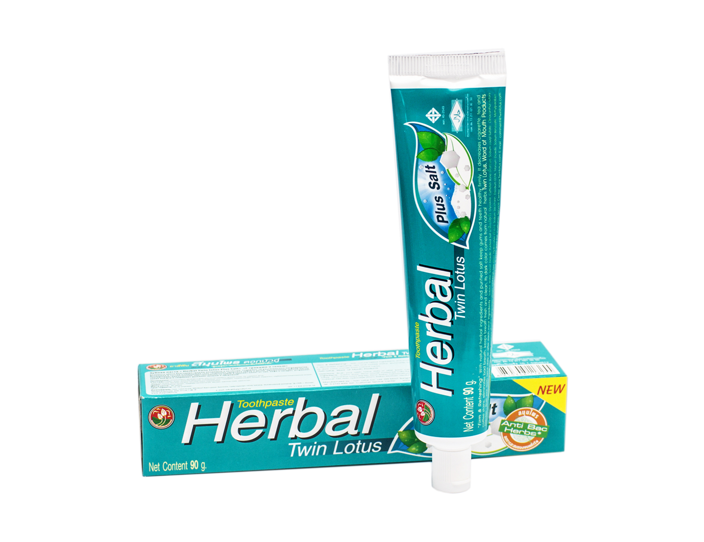 Зубная паста Twin Lotus Herbal Firm & Refreshing с солью