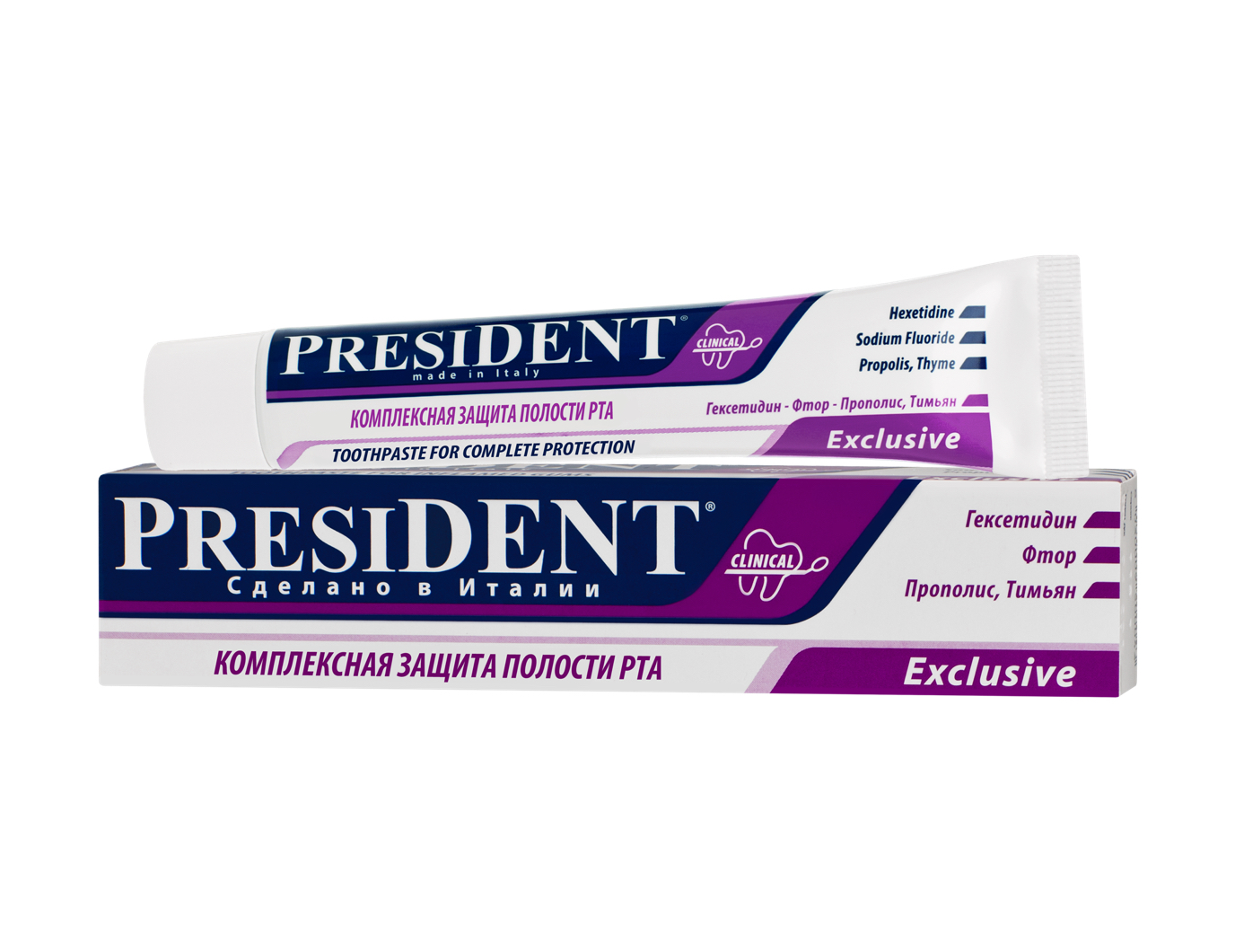 Зубная паста PRESIDENT Exclusive