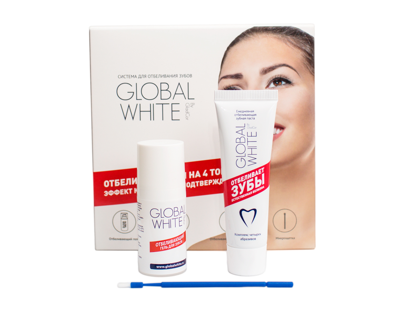 Система для отбеливания зубов GLOBAL WHITE