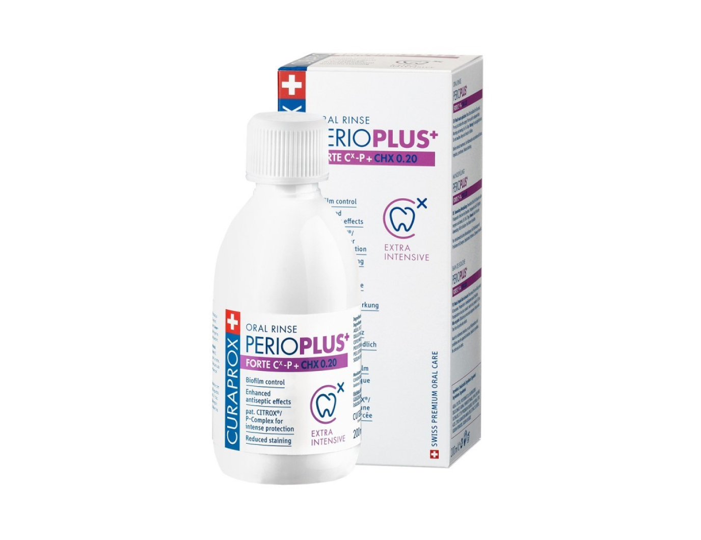 Ополаскиватель для полости рта Curaprox Perio Plus Forte CHX 0,20%