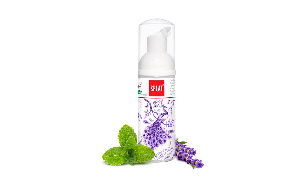 Пенка для полости рта Splat Oral Care Foam с эфирным маслом горной лаванды