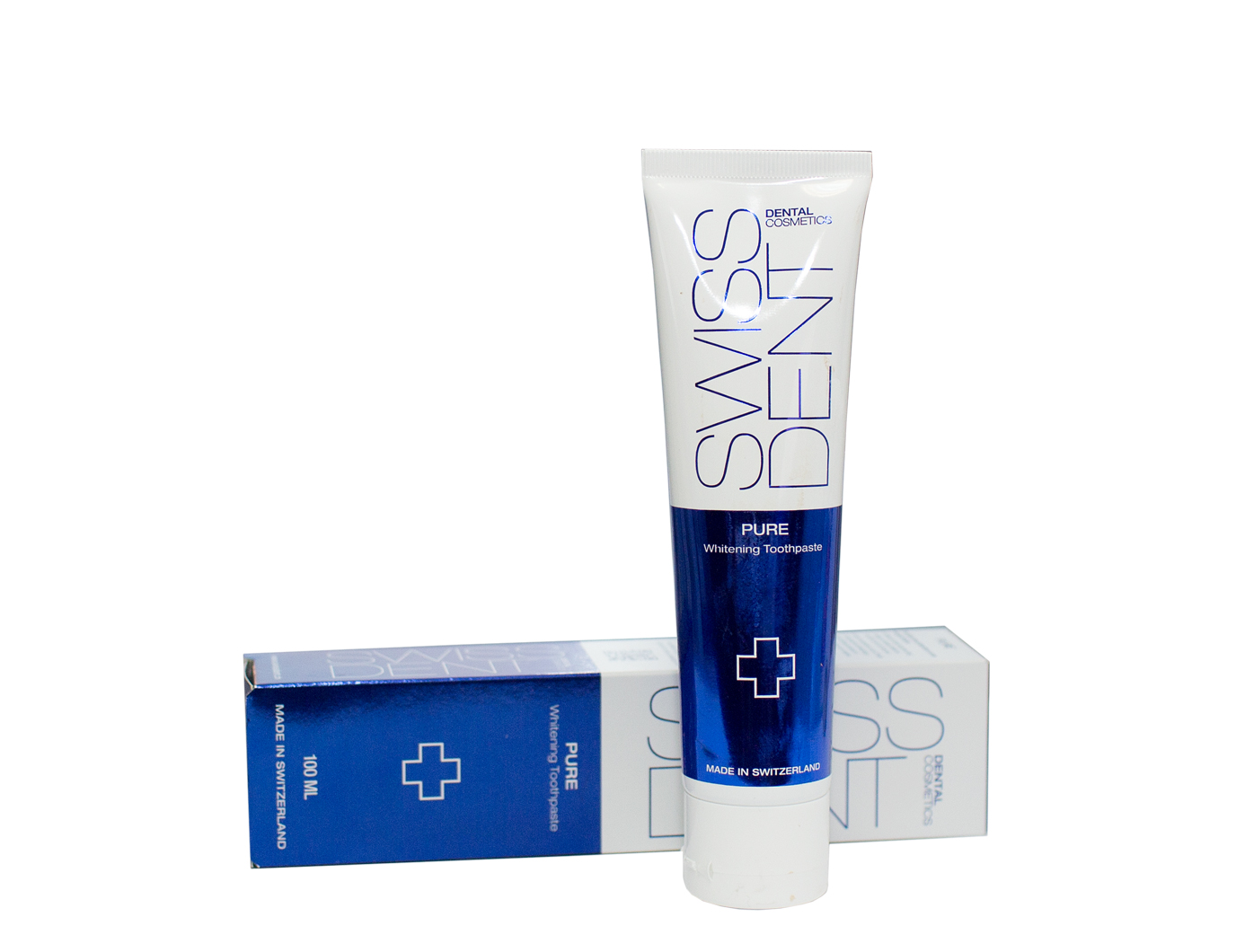 Отбеливающая зубная паста SWISSDENT Pure Whitening