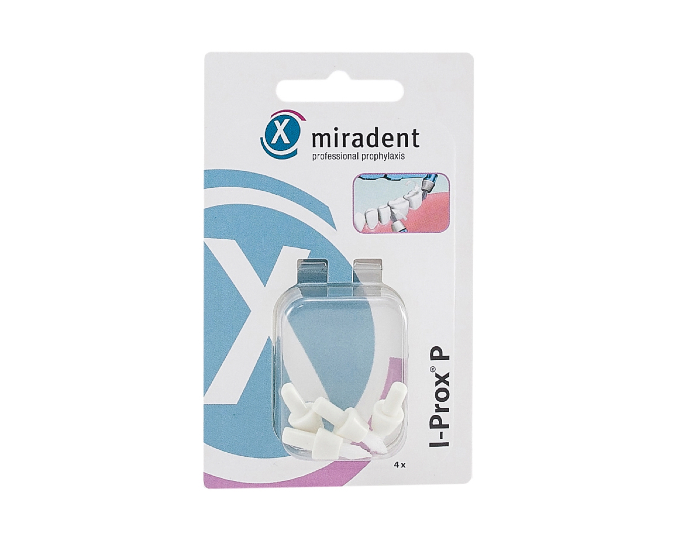 Запасные щёточки Miradent I-Prox P 4 штуки