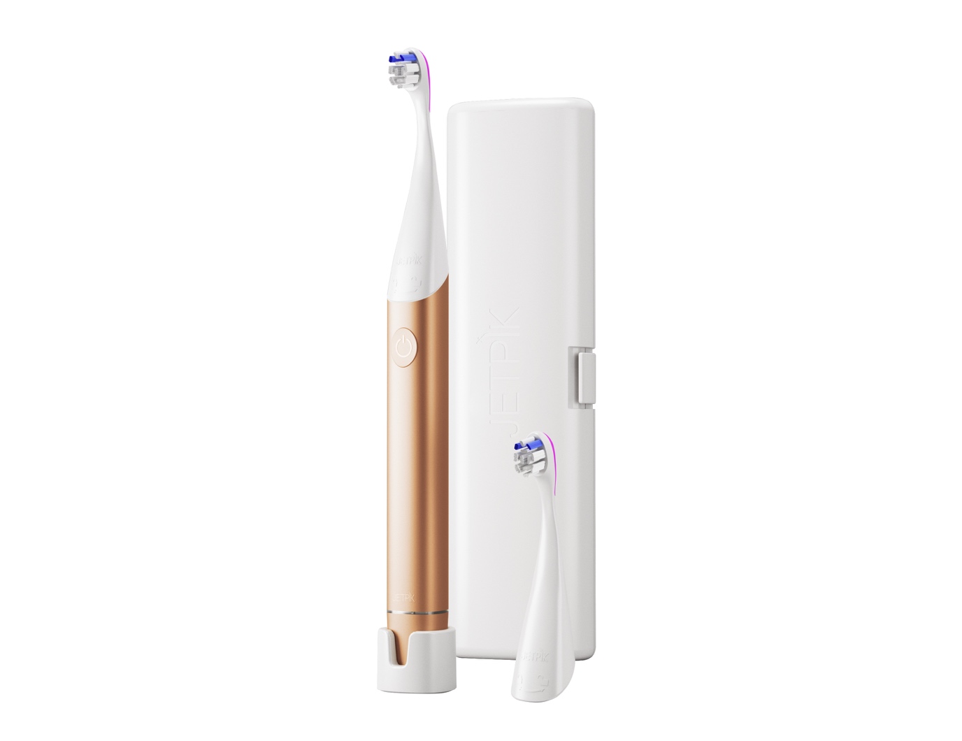 Электрическая звуковая зубная щетка JETPIK JP300, золото