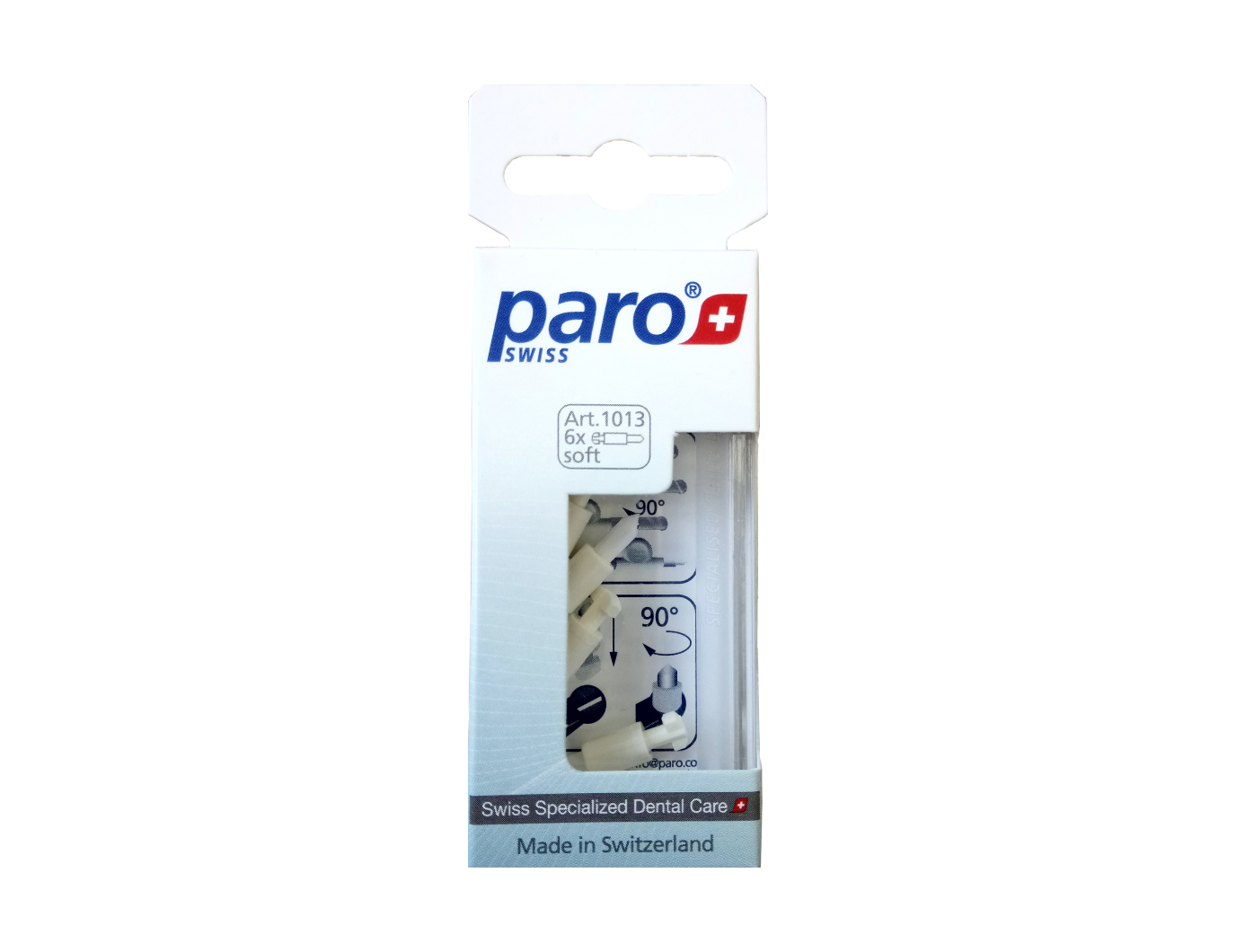 Сменные монопучковые насадки Paro Interspace Tip soft