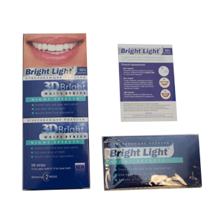 Отбеливающие полоски Bright Light 3D Bright Night Effect