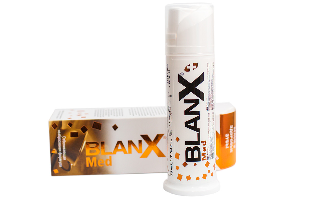 Итальянская паста для эффективного удаления пятен BLANX Med