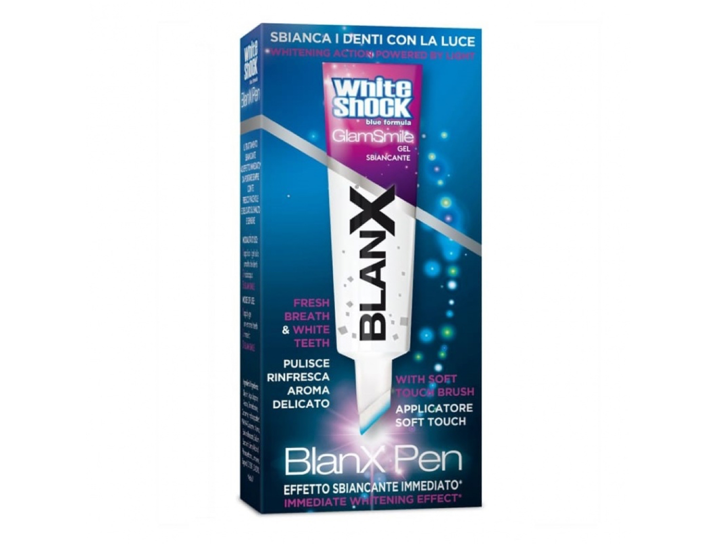 Отбеливающий гель-карандаш BlanX White Shock Glam Smile Gel Pen, 12 мл