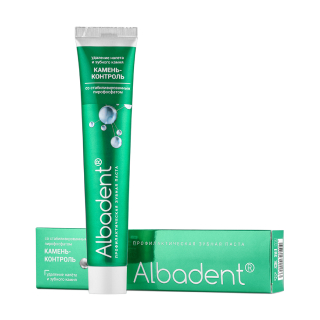 Зубная паста Albadent камень-контроль
