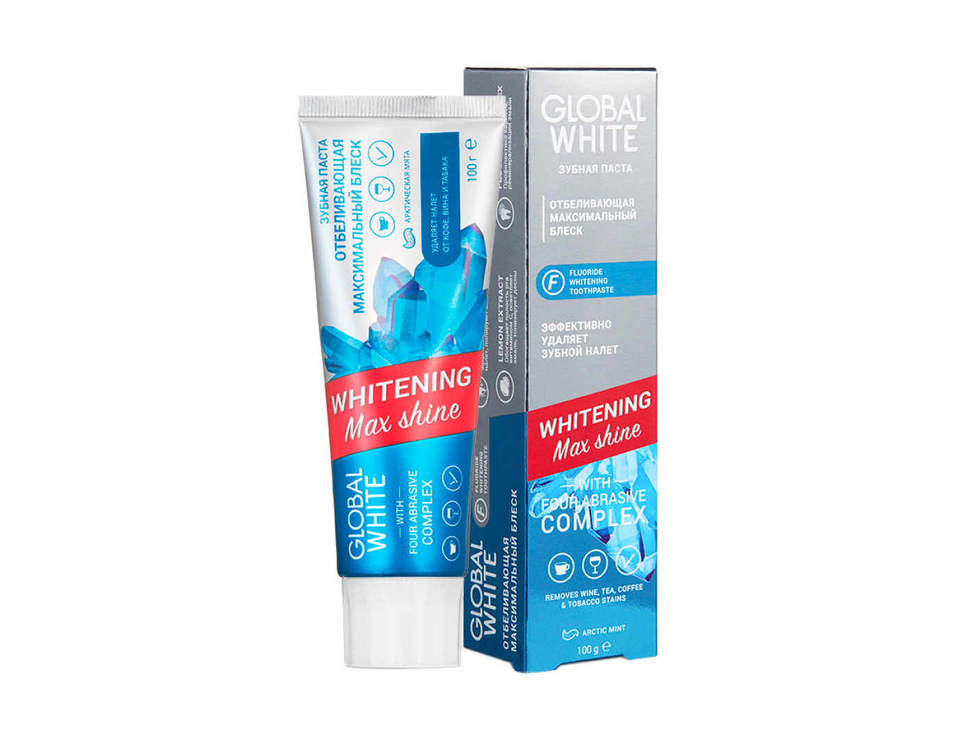 Зубная паста Global White Whitening Max Shine