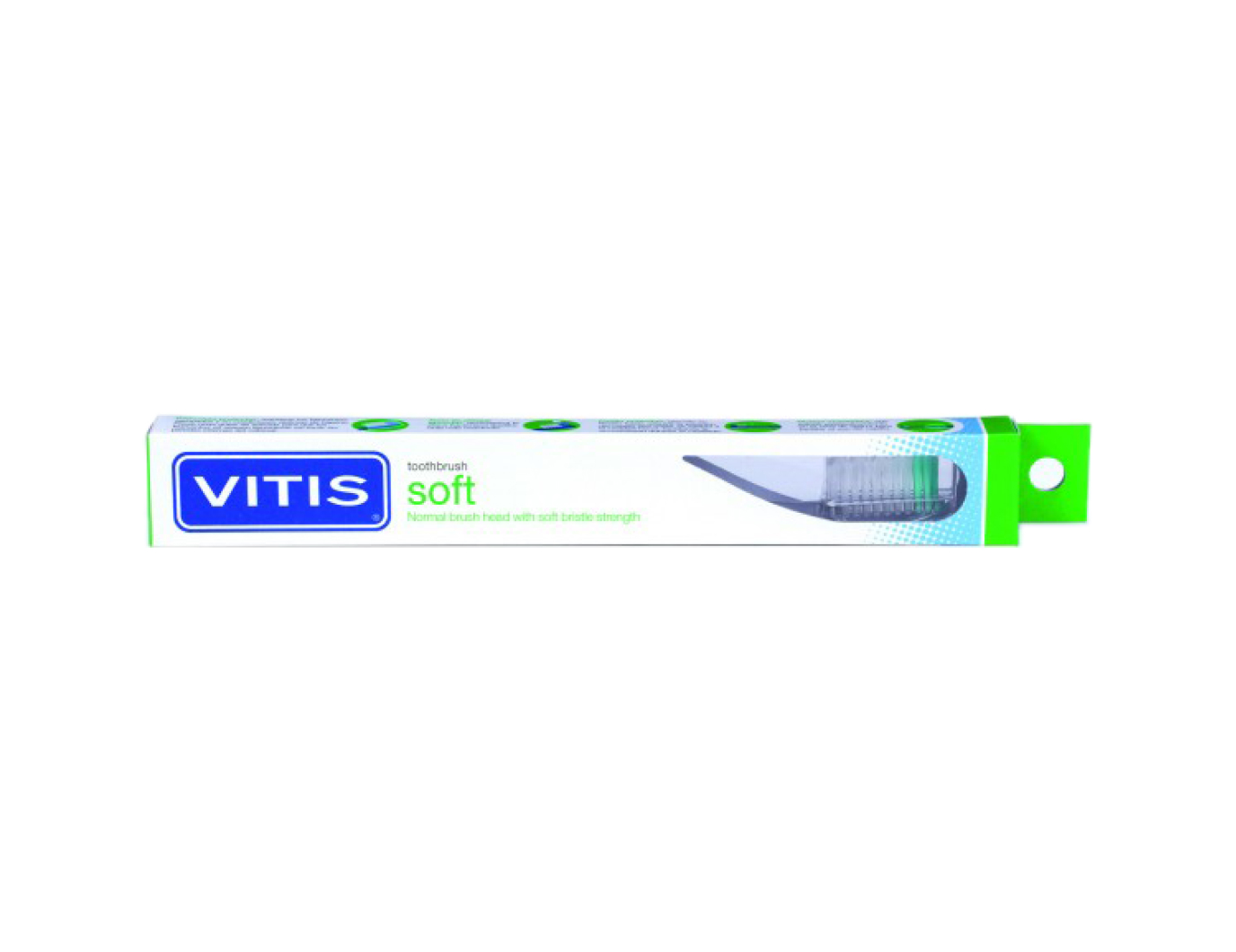 Зубная щетка Vitis Soft в твердой упаковке