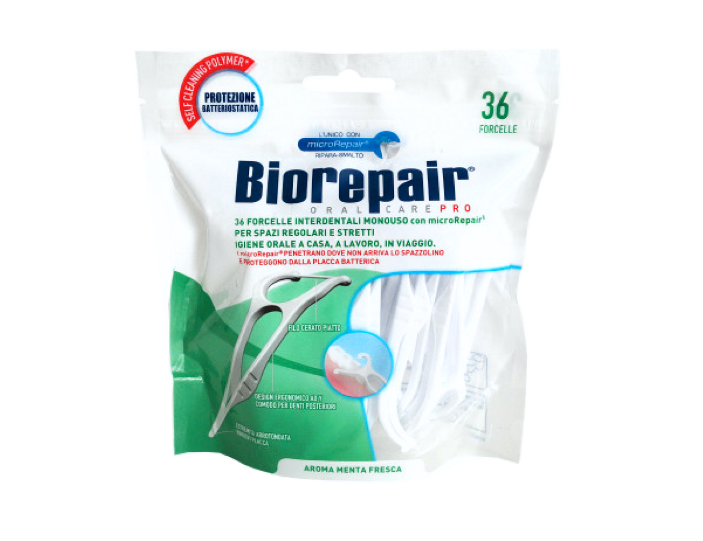 Флоссер Biorepair Interdentale Monouso, 36 шт