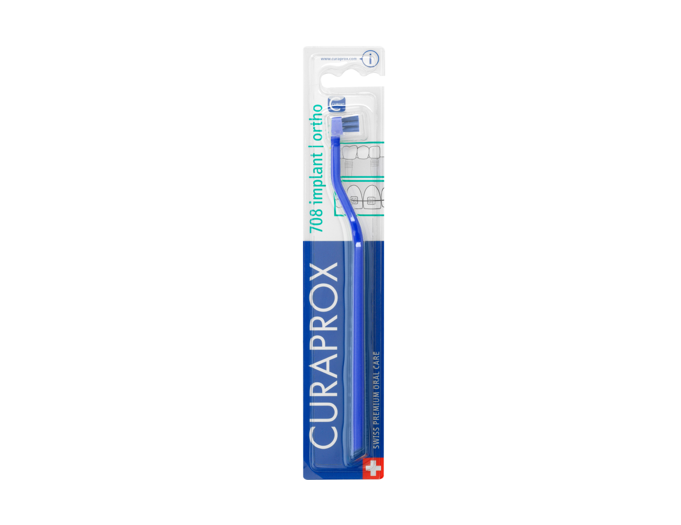 Зубная щетка Curaprox CS 708 для имплантов и ортоконструкций