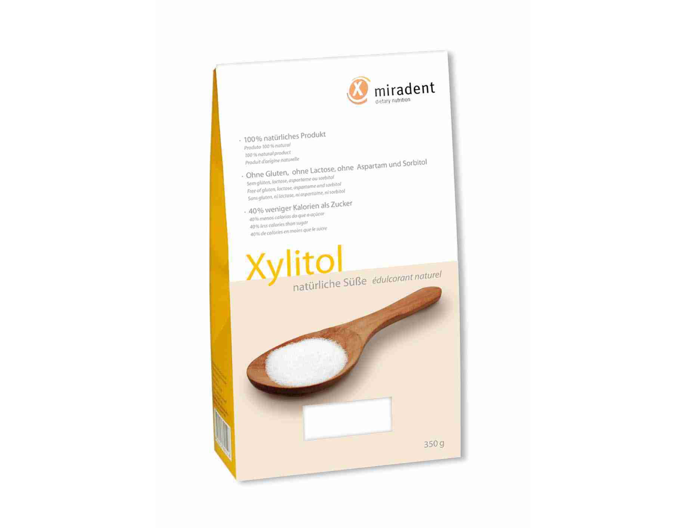 Сладкий песок Miradent® Xylitol Pulver, 350 грамм