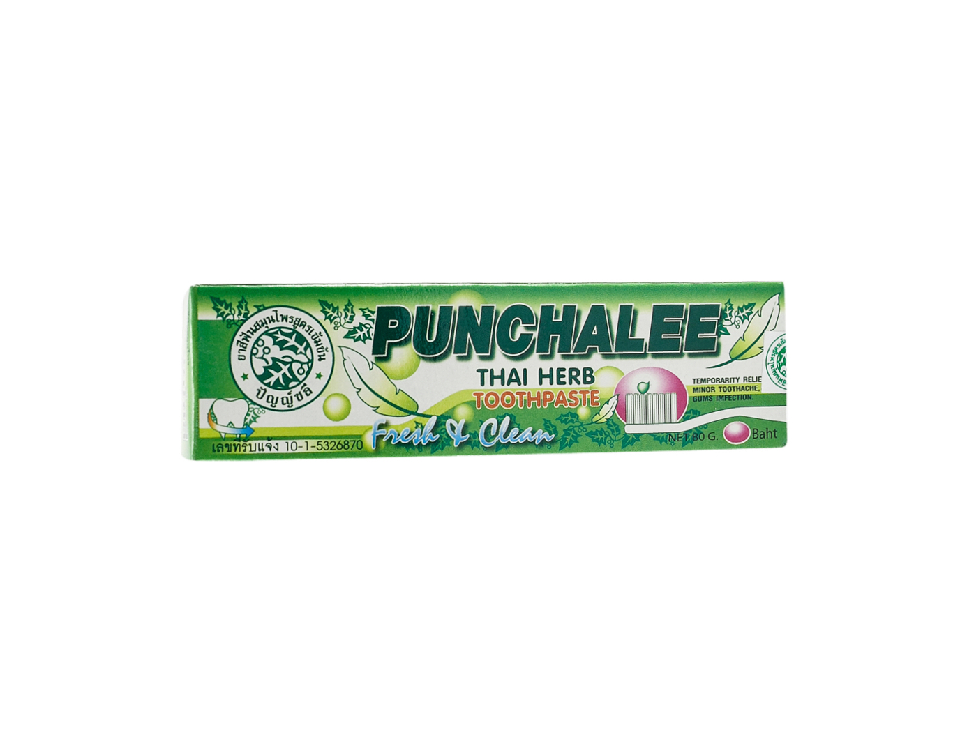 Органическая зубная паста Punchalee, 80 гр.