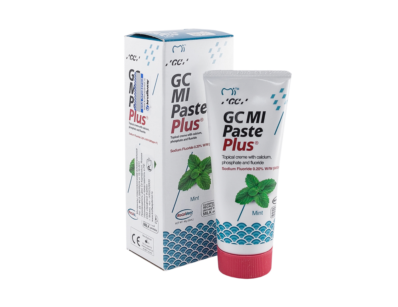 Крем для реминерализации GC MI Paste Plus Мята