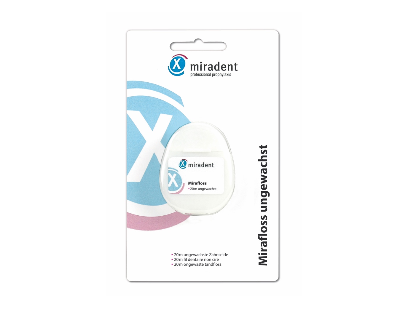 Зубная нить Mirafloss Unwaxed Miradent®