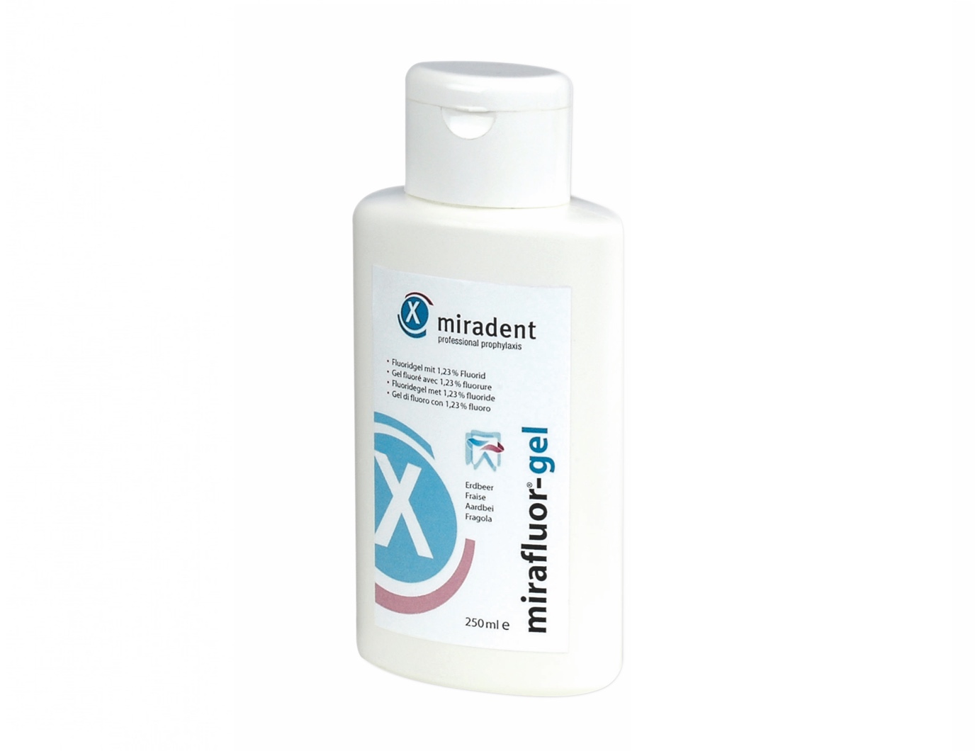 Фторгель Mirafluor-gel Miradent® со вкусом клубники