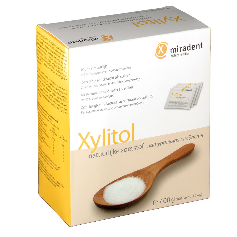 Сладкий песок Miradent® Xylitol Pulver, 100х4