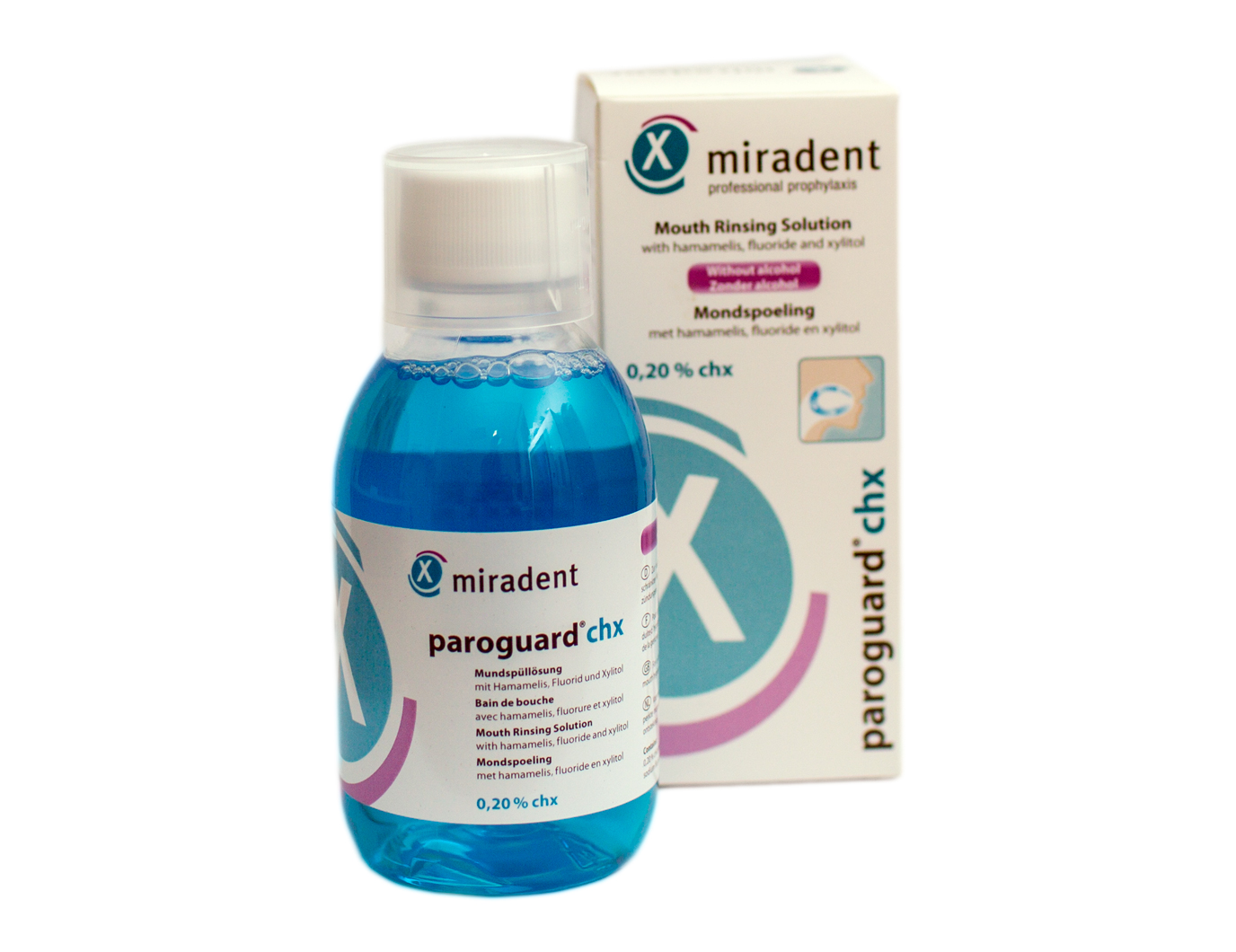 Ополаскиватель Miradent Paroguard CHX 200 мл