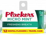 Флоссер Plackers Micro Mint Travel Case